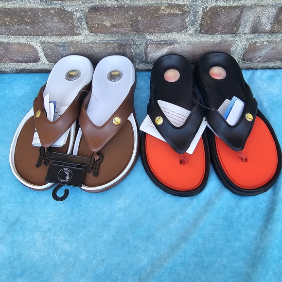 New Bundle Ultra Comfort Flip Flops Sandal Sz 11 - Picture 6 of 9